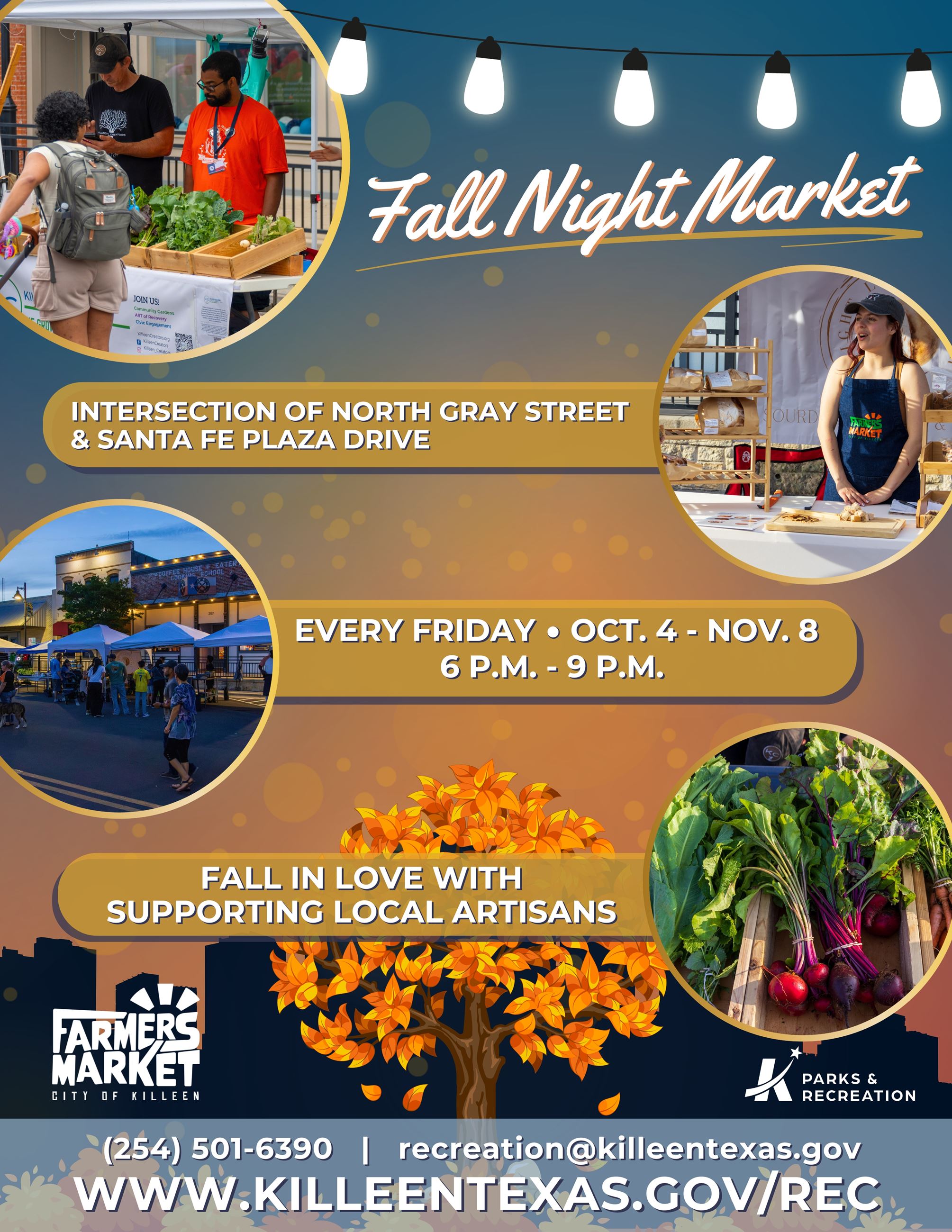 Fall Night Market 2024 Final Flyer Print