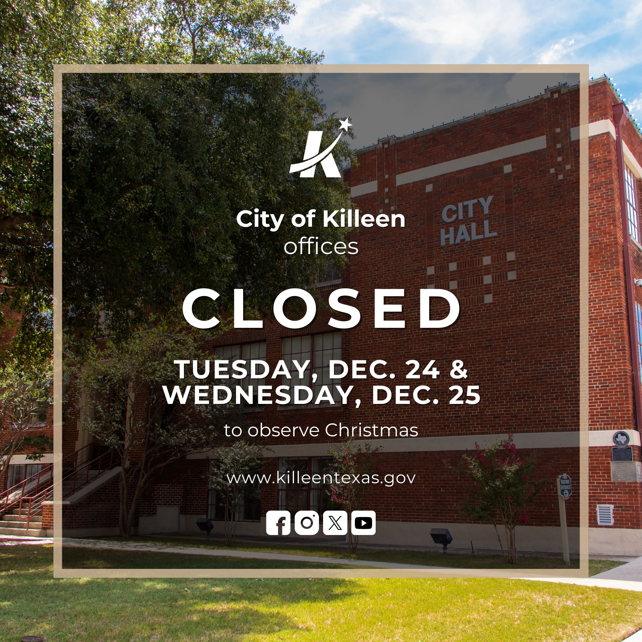 Killen offices closed