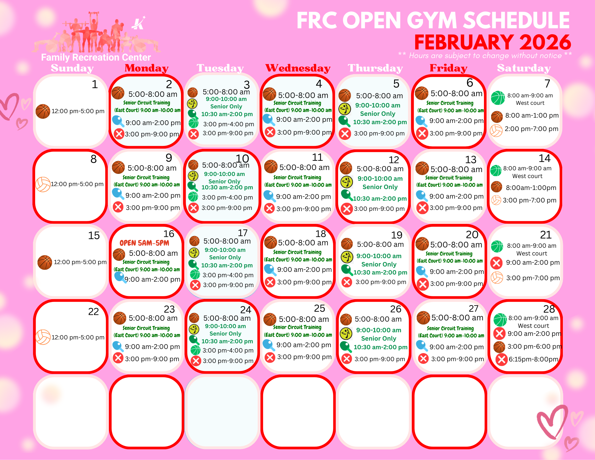 FRC OPEN GYM Schedule March 2025 (JPG)
