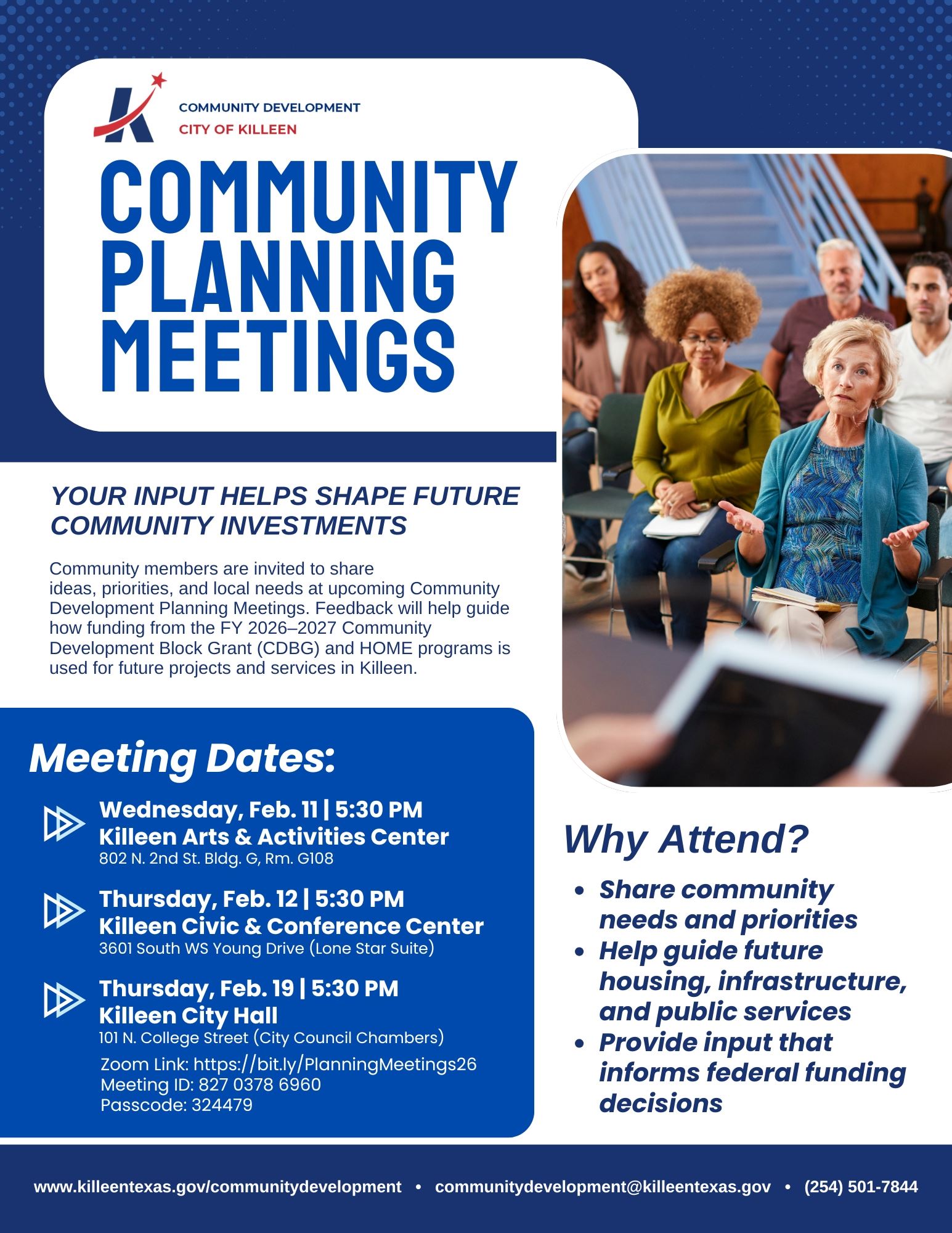 Community Planning Meetings 2026